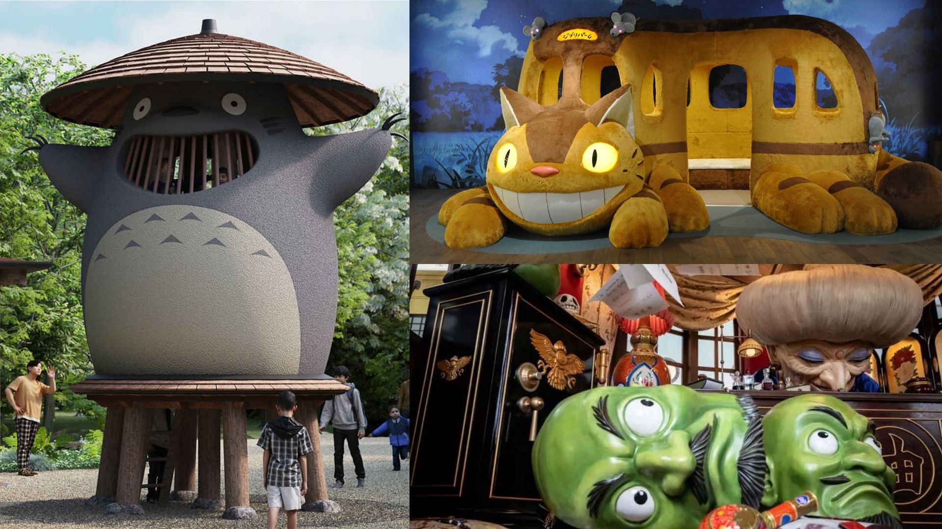 Main attractions from Ghibli Park (Image via Studio Ghibli) 