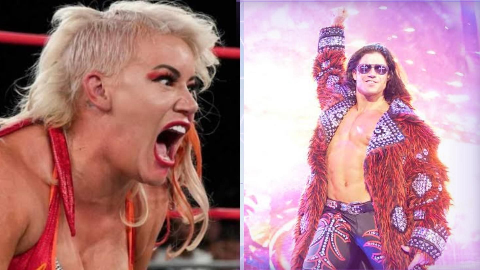 Taya Valkyrie (left), and John Morrison (right).