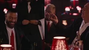 32-year-old WWE star was the waiter in The Bloodline's Goodfellas trailer, identity disclosed
