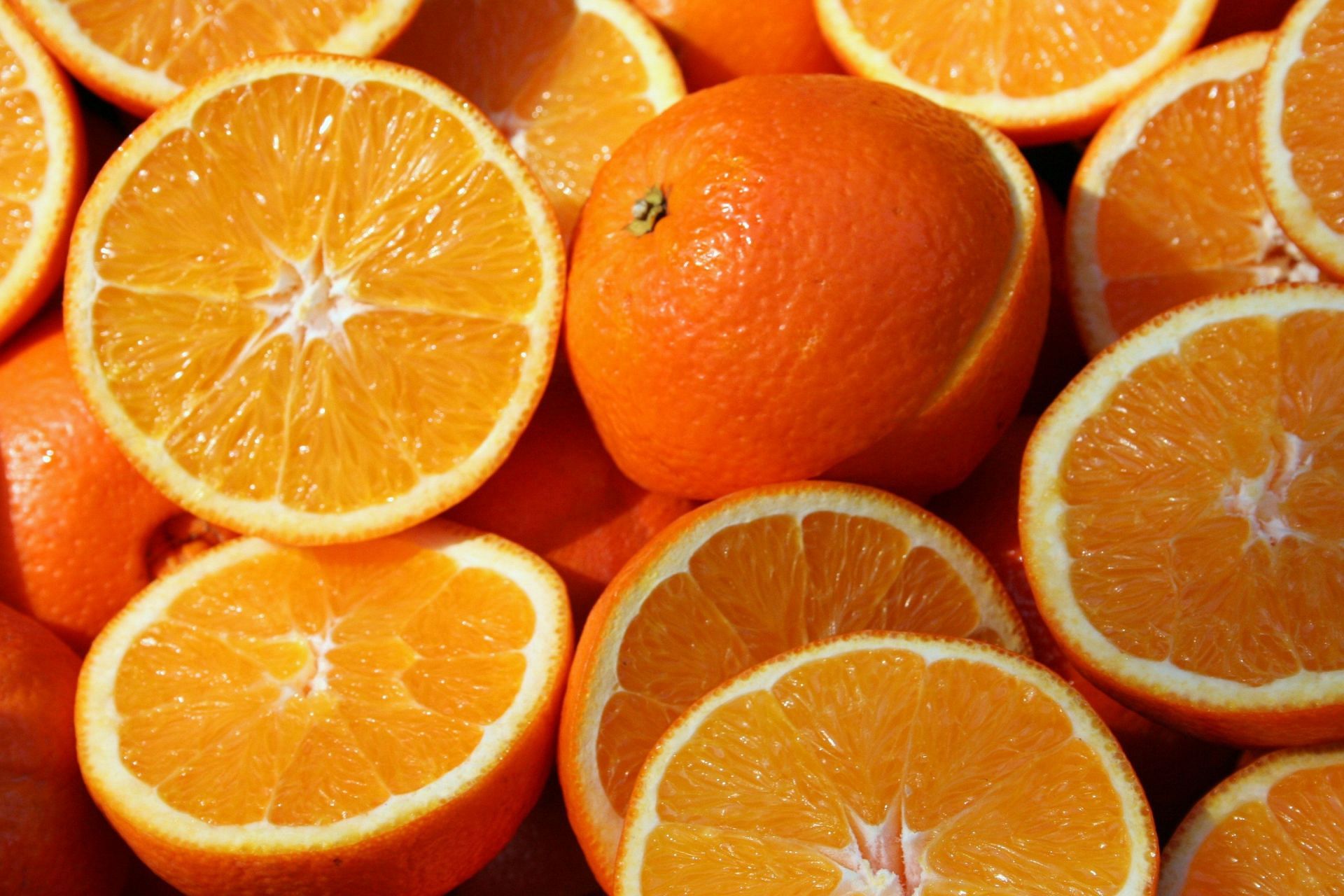 Lycopene is among the nutrients in orange. (Image via Unsplash/Sheraz Shaikh)