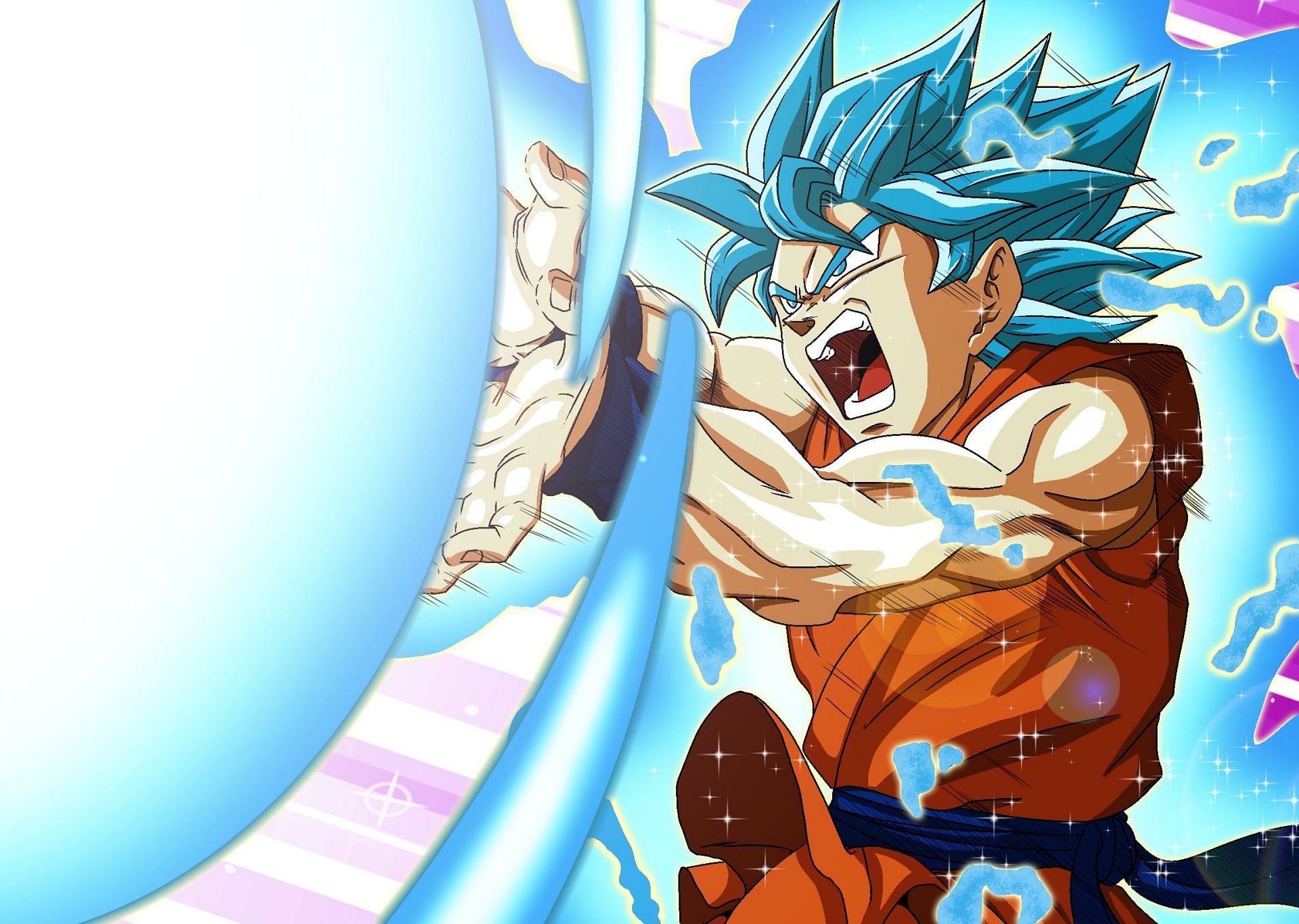 Goku&#039;s Kamehameha (Image via Toei animation)
