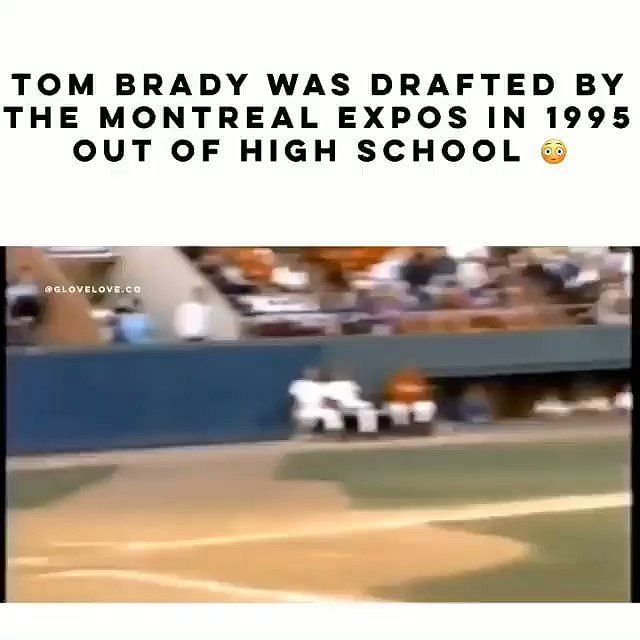 In 1995, Tom Brady was drafted by the Montreal Expos. How good of a baseball  player would he have been? - Quora