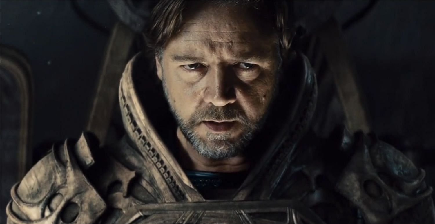 Russell Crowe as Jor-El in Man of Steel (Image via DC)