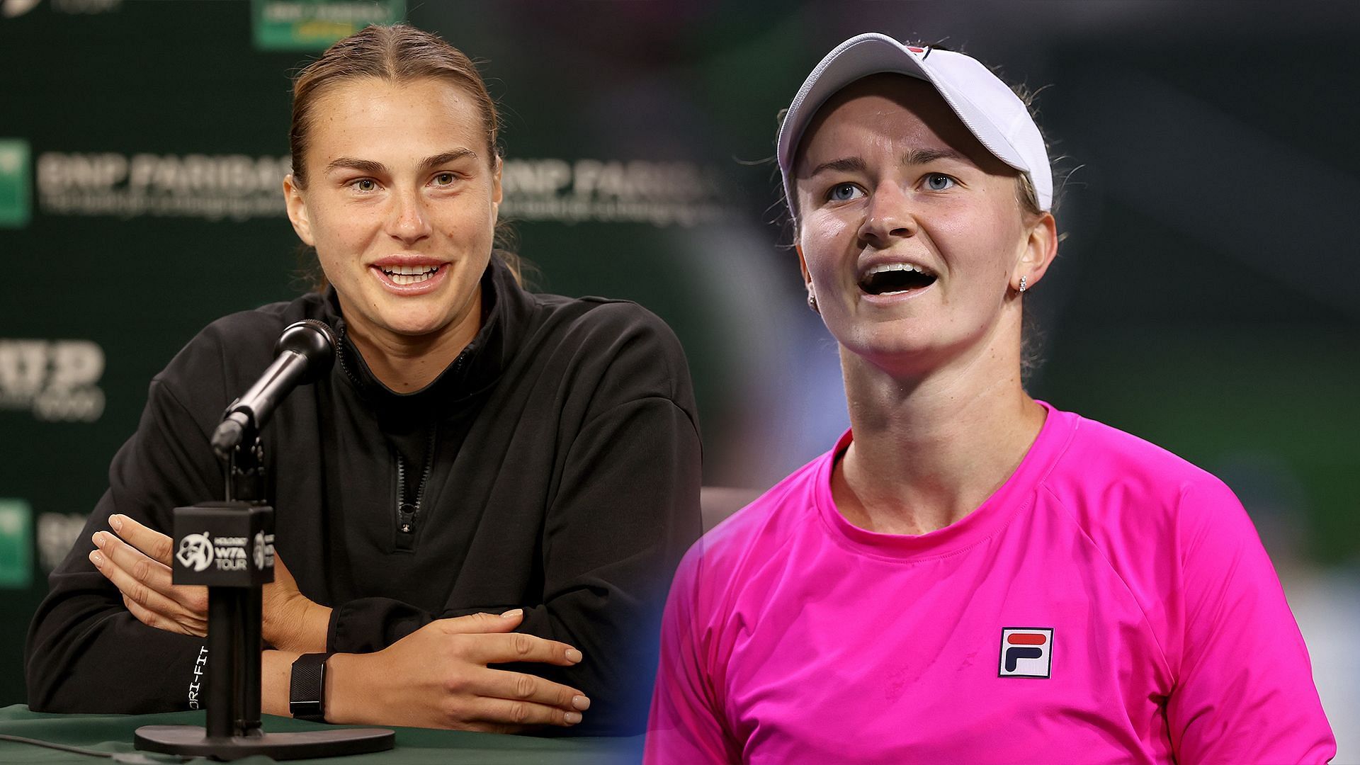 Aryna Sabalenka and Barbora Krejcikova will meet in the fourth round at the Miami Open. 