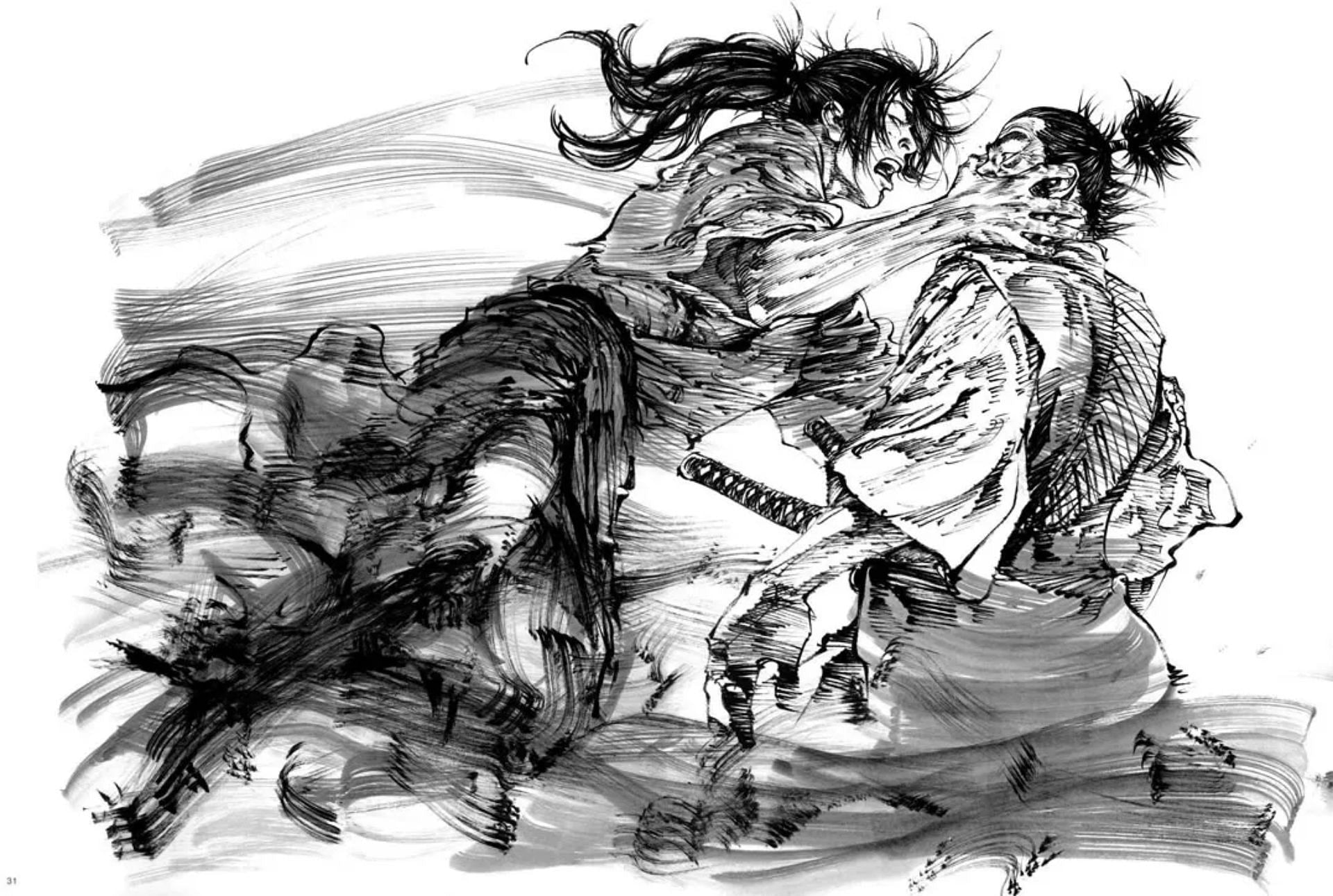 Vagabond by Takehiko Inoue (Image via Kodansha)