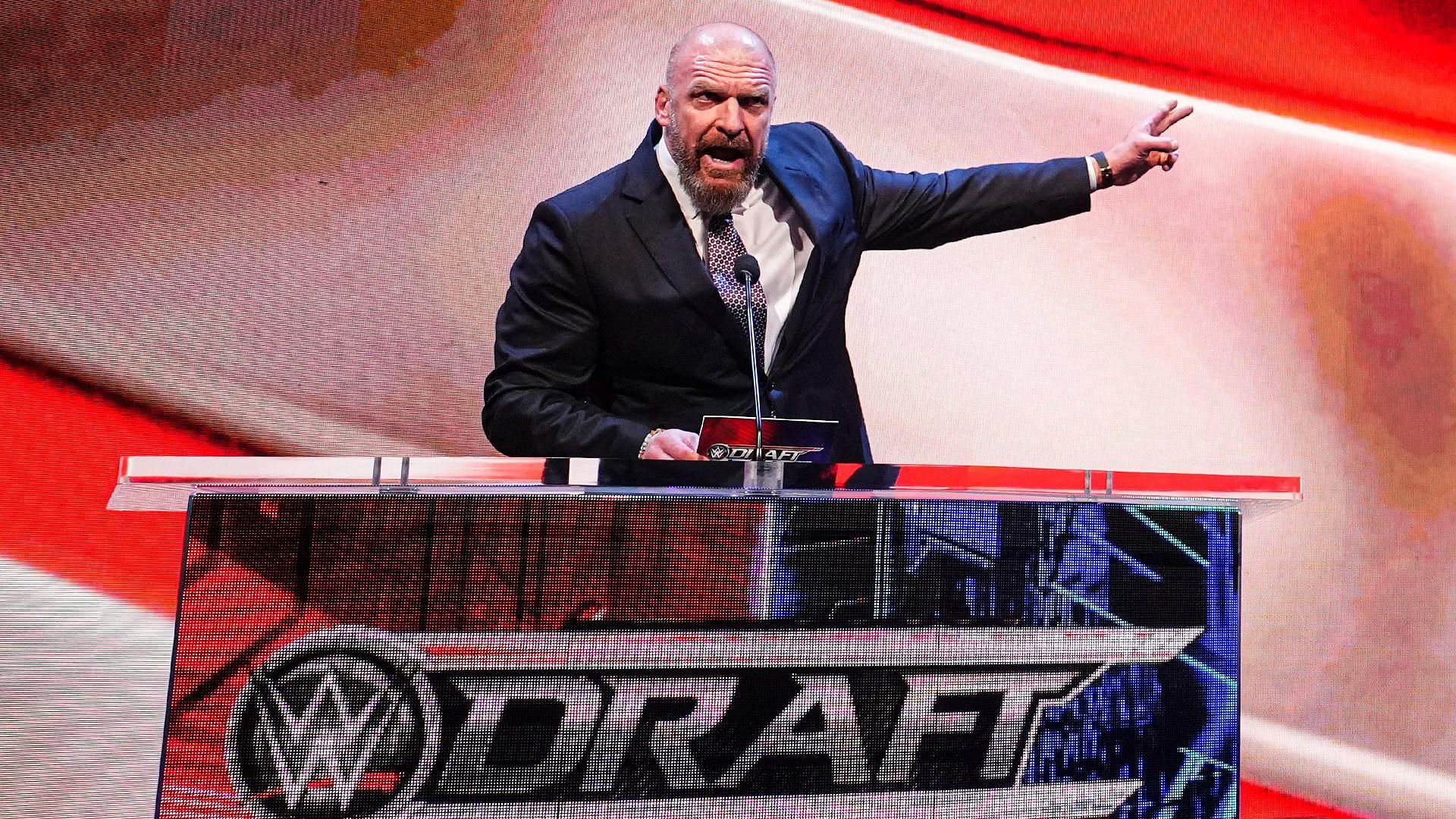 Triple H at SmackDown for WWE Draft 2023!