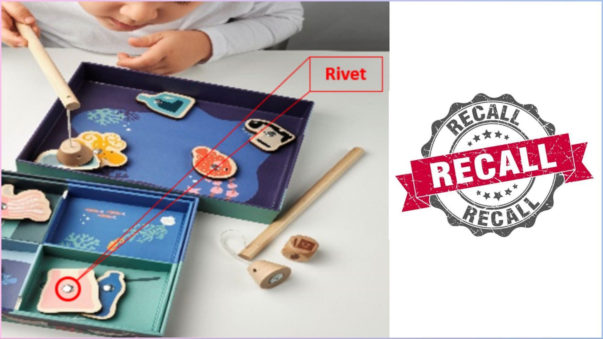 IKEA issues nationwide recall for IKEA BLAVINGAD fishing game set over choking hazard concerns (Image via IKEA/ CPSC/ Health Canada)