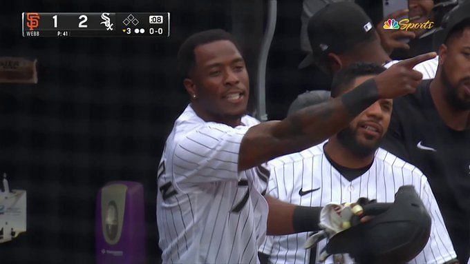 Chicago White Sox shortstop Tim Anderson throws shade at San Francisco  Giants pitcher Logan Webb over his ejection from game