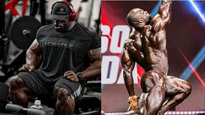 Samson Dauda reveals tremendous package in guest posing at 10x Ben Weider 2023