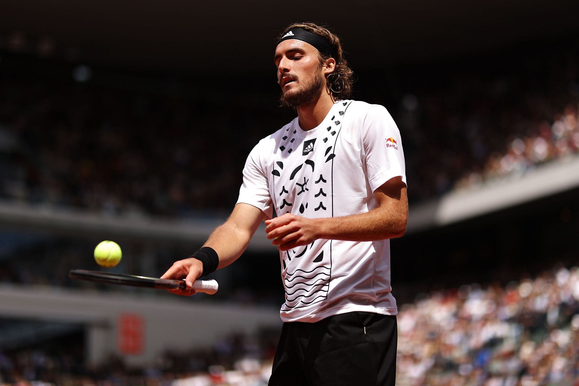 Stefanos Tsitsipas at the 2022 French Open.