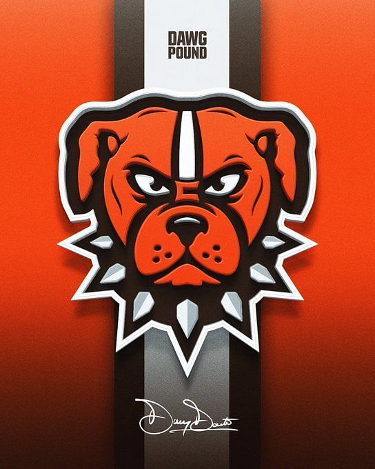 Cleveland Browns new dog logo selected