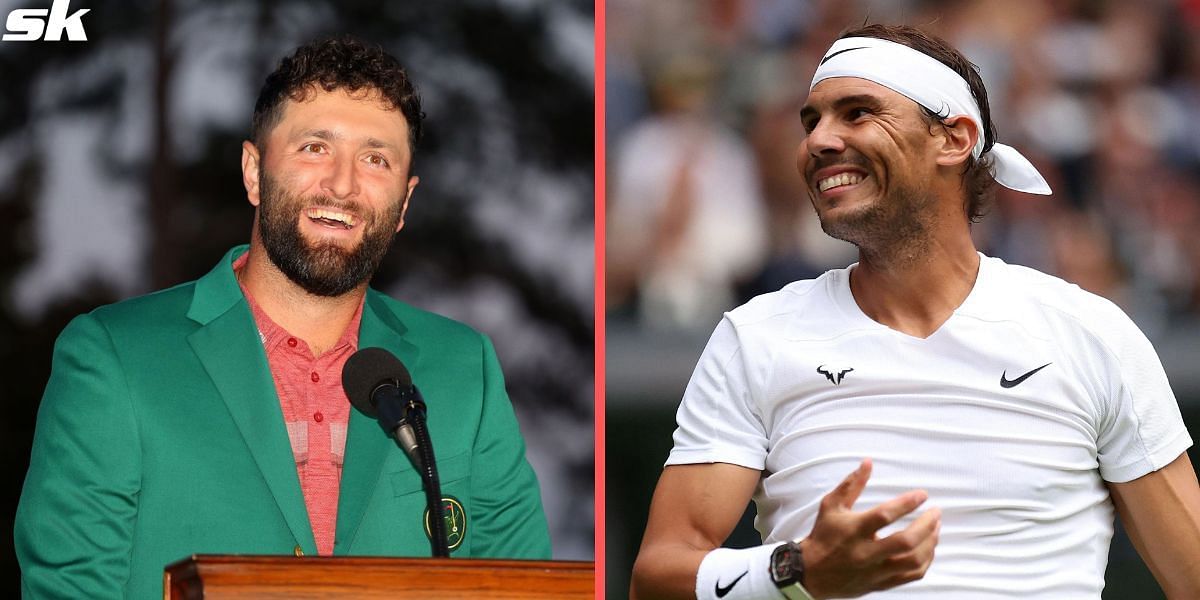 Rafael Nadal congratulated Jon Rahm on winning Golf Masters 2023