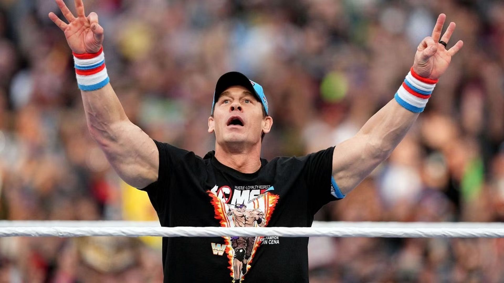 John Cena is a 16 time world champion in WWE.