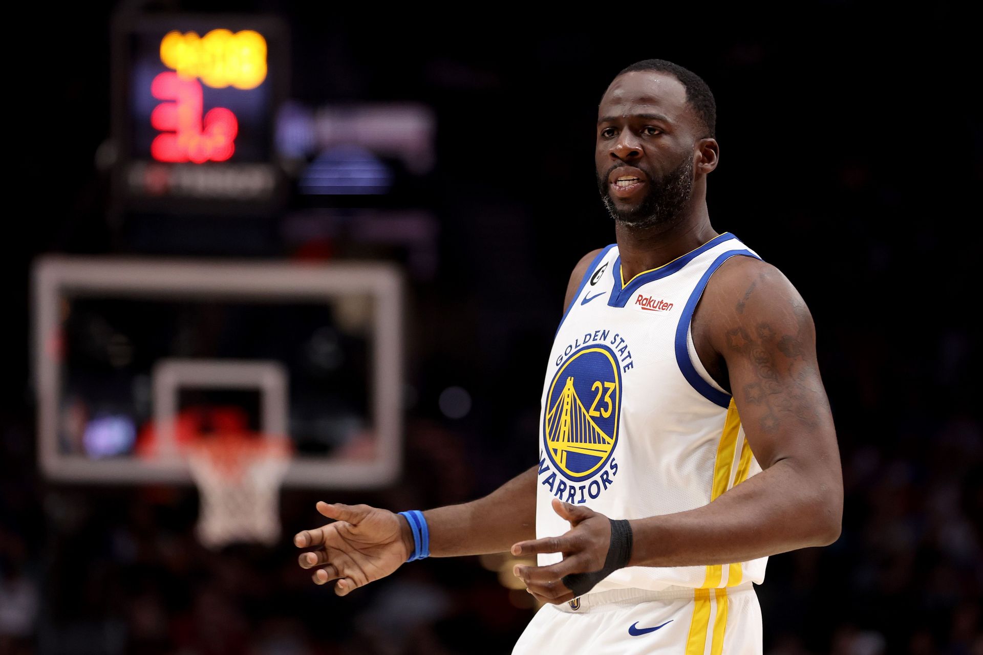 Draymond Green of the &lt;a href=&#039;https://www.sportskeeda.com/basketball/golden-state-warriors&#039; target=&#039;_blank&#039; rel=&#039;noopener noreferrer&#039;&gt;Golden State Warriors&lt;/a&gt;