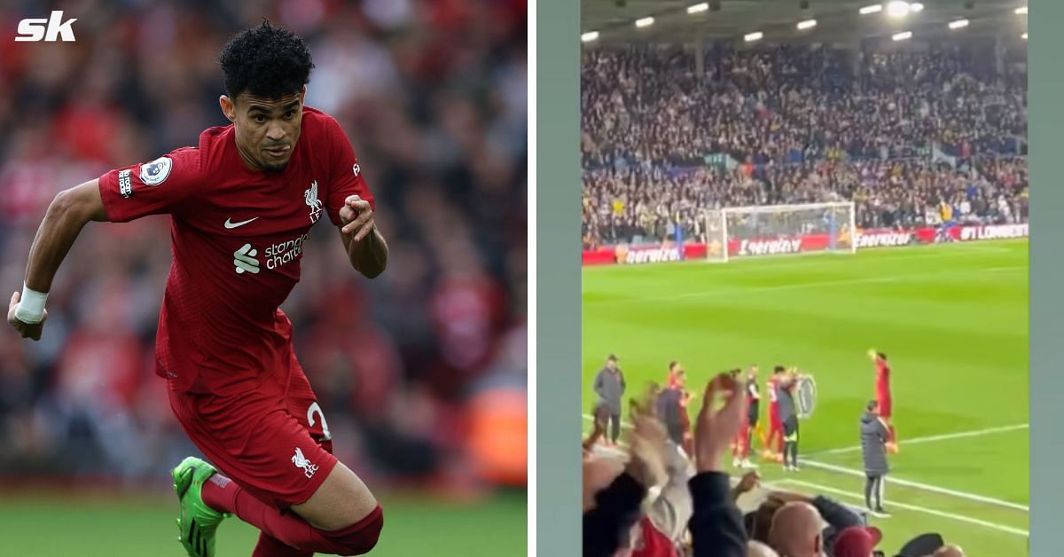 Luis Diaz returned to action for Liverpool last night 