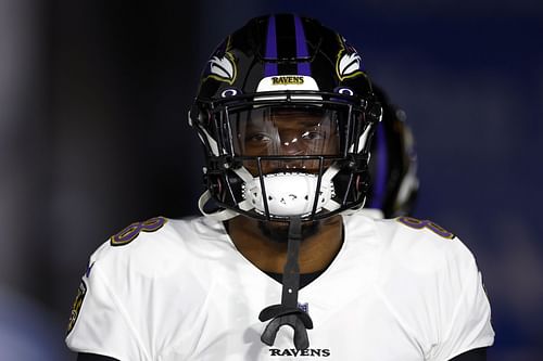 Lamar Jackson during Baltimore Ravens v Tampa Bay Buccaneers