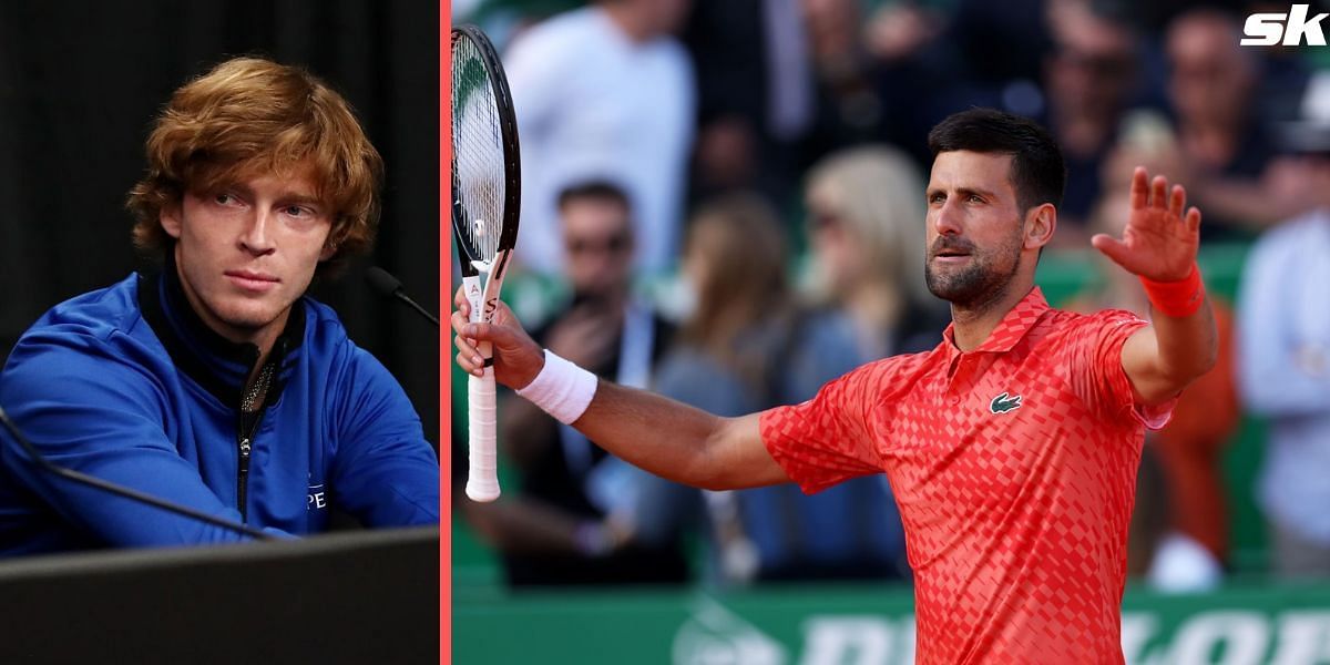 Andrey Rublev shares his views on Novak Djokovic