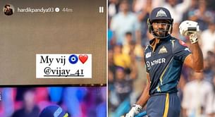 [Picture] Hardik Pandya posts Instagram story after Vijay Shankar’s heroics during IPL 2023 game between GT vs KKR