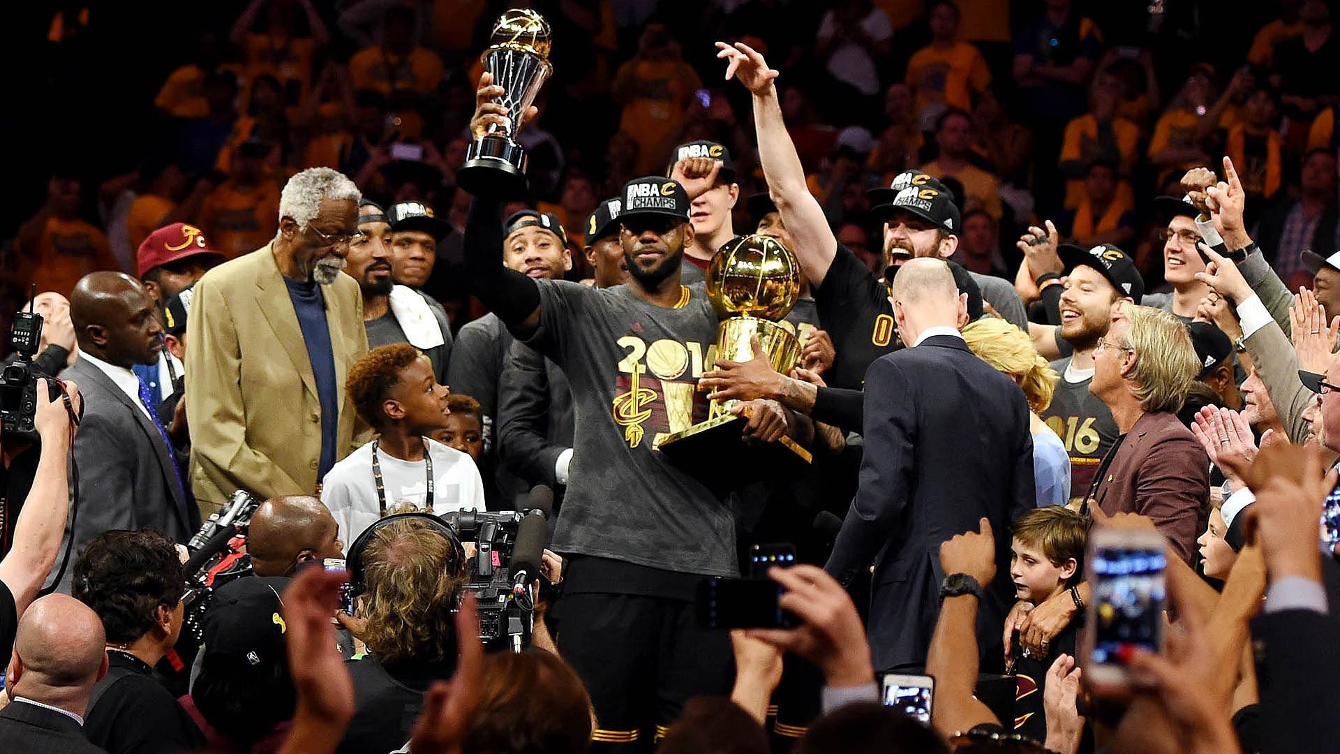 The Cleveland Cavaliers upset the Golden State Warriors in 2016.