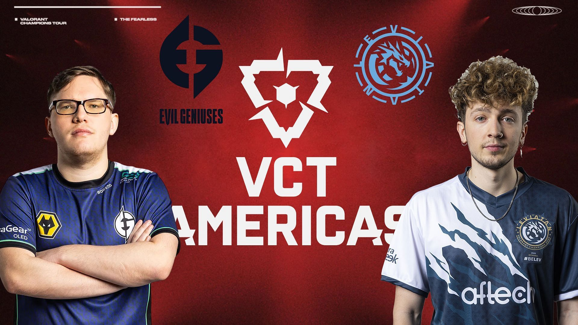 Evil Geniuses vs Leviat&aacute;n at VCT Americas League 2023 (Image via Sportskeeda)