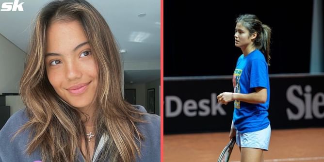 Emma Raducanu begins practice ahead of Stuttgart Open 2023