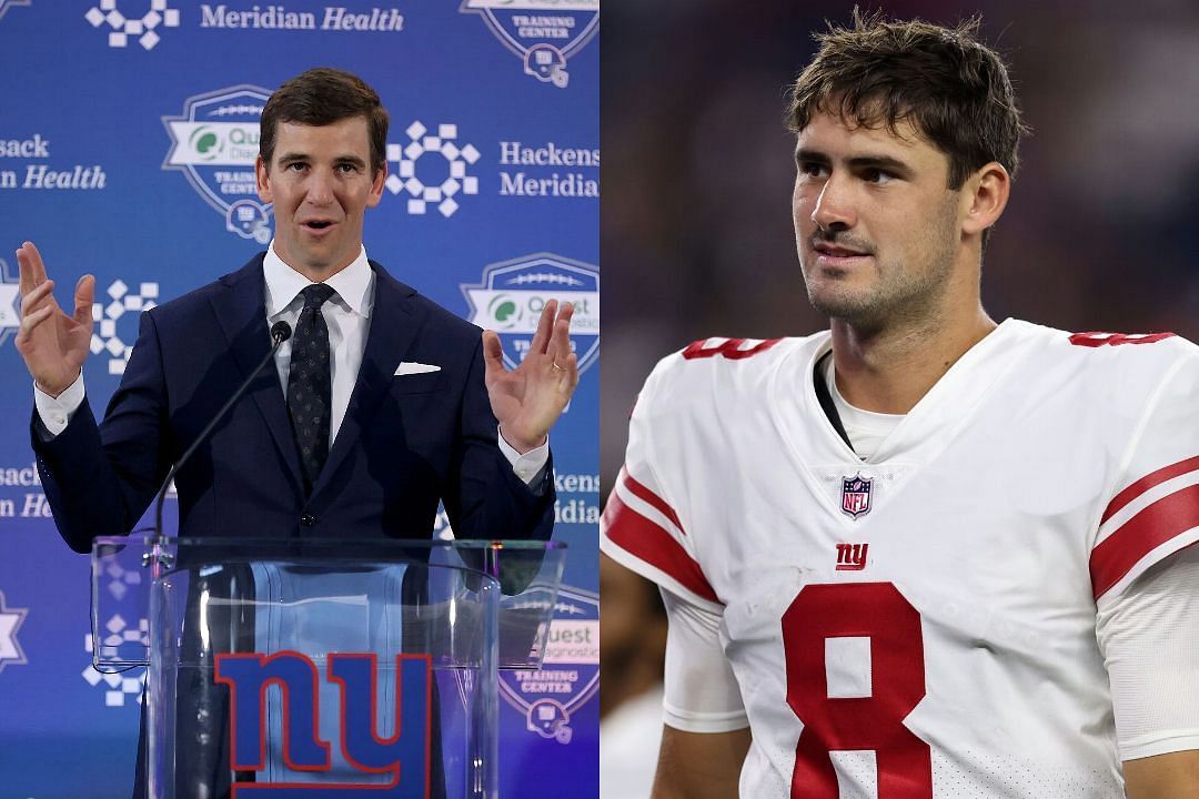 Giants QBs Eli Manning and Daniel Jones