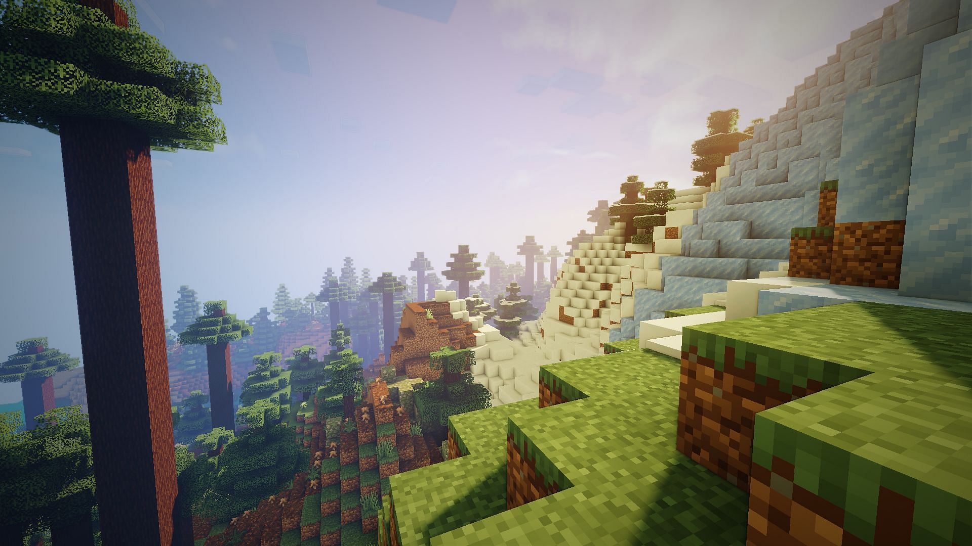 RedHat shaders enhance the lighting and vibrance of Minecraft (Image via Mojang)