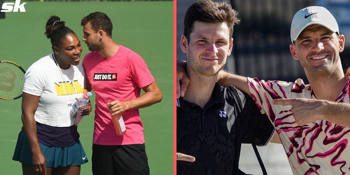 Serena Williams, Grigor Dimitrov and Hubert Hurkacz