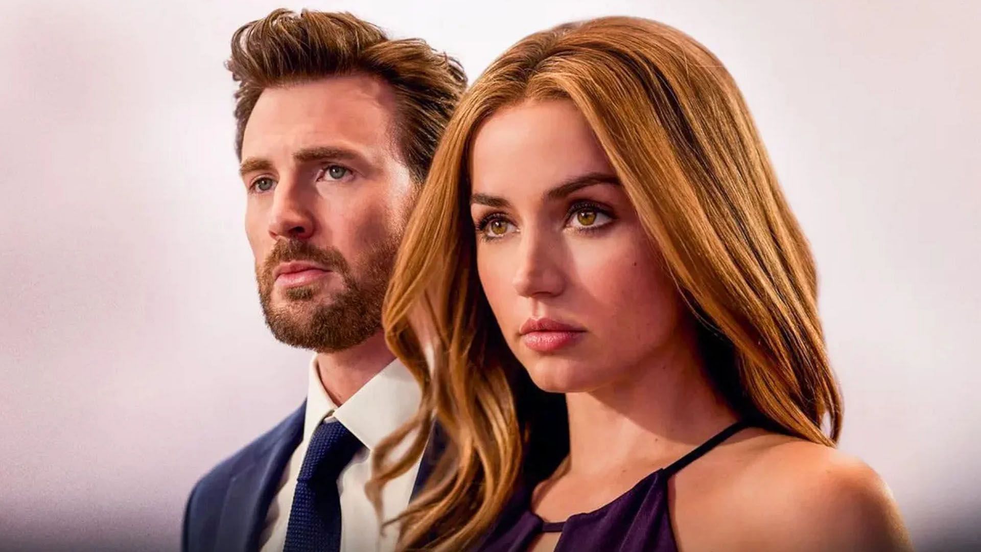 Chris Evans and Ana de Armas star in Ghosted (Image via Apple TV+)