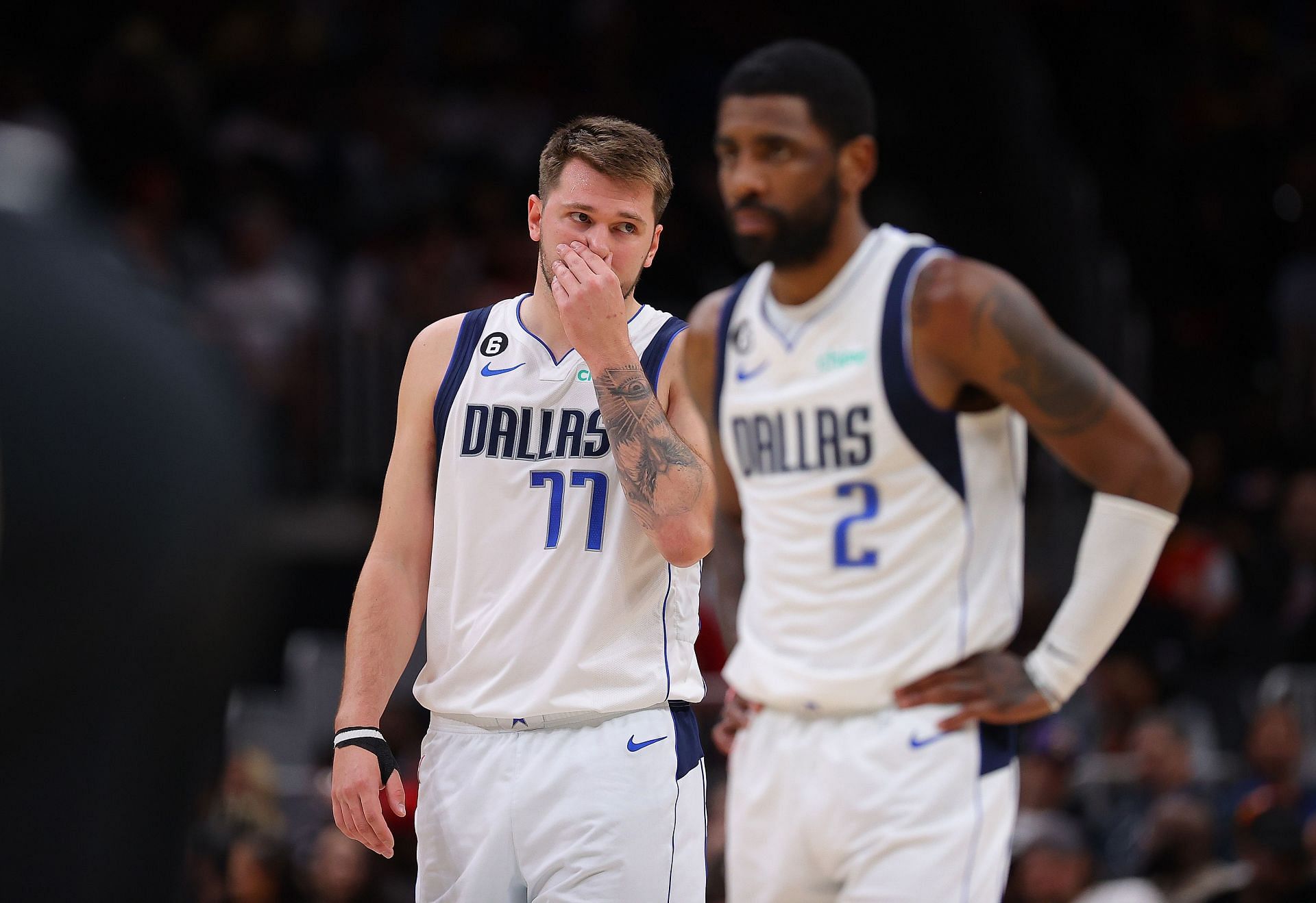 Doncic and Irving have played horrible basketball so far. (Image via Getty Images)
