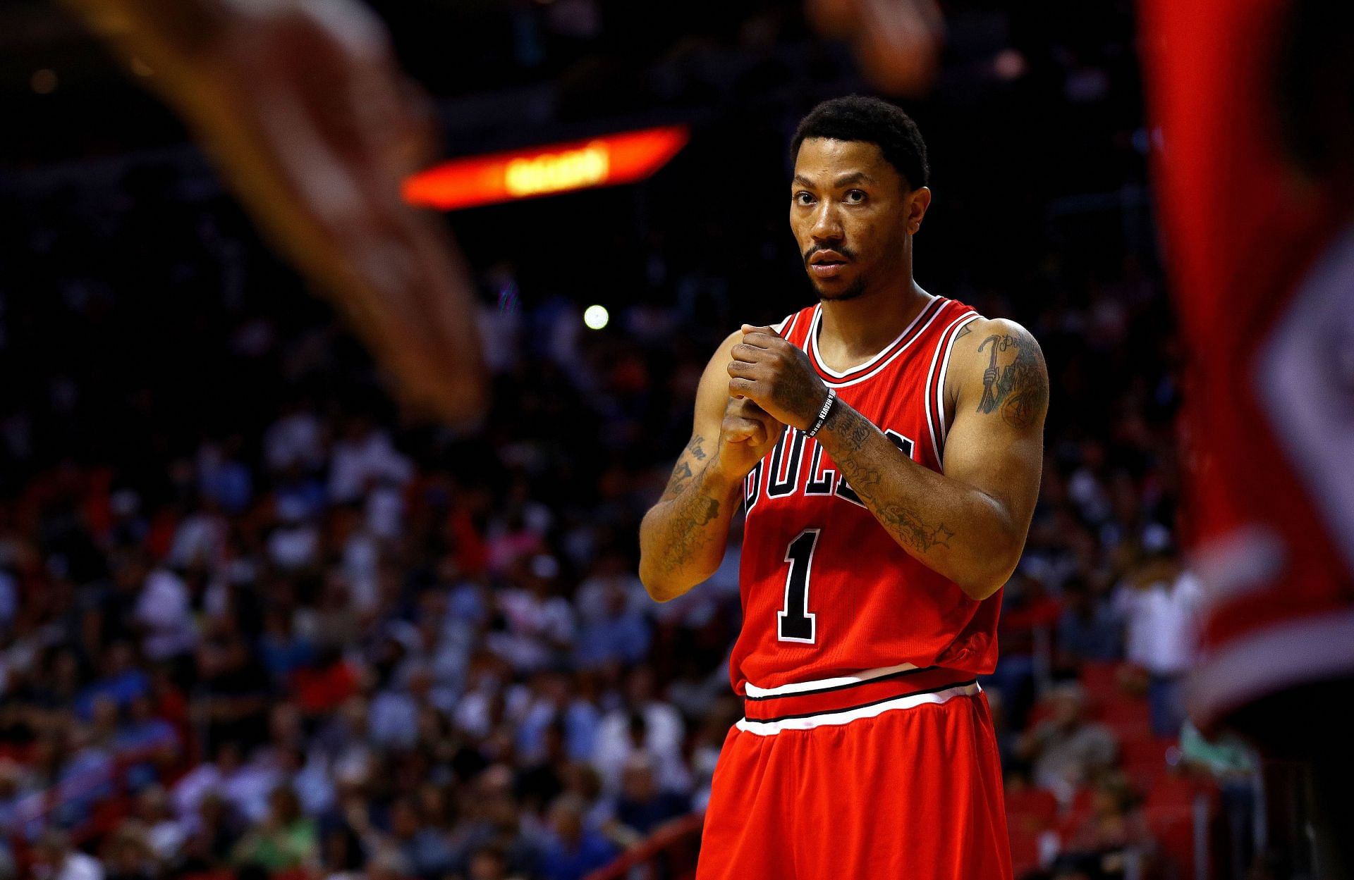 Chicago Bulls guard Derrick Rose