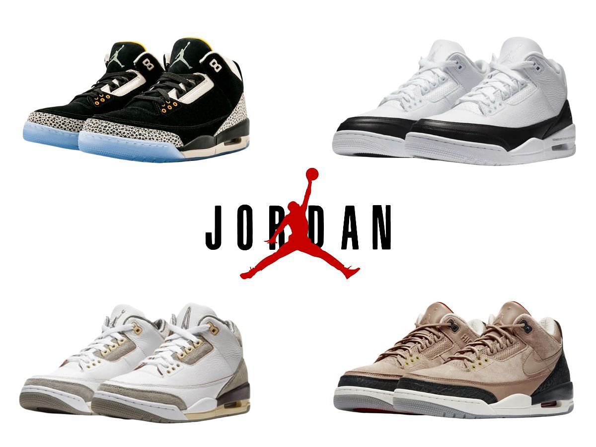 Air Jordan 3 sneaker collabs that excited fans over the years (Image via Sportskeeda)
