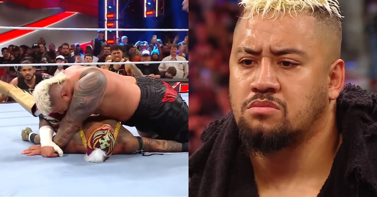 Solo Sikoa defeated Rey Mysterio on Monday Night RAW.