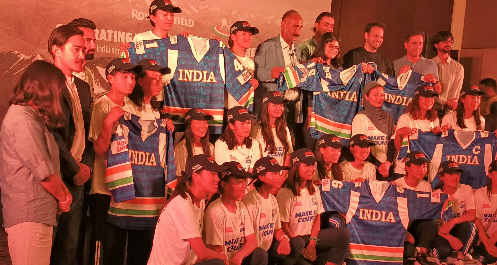 National women&rsquo;s ice hockey team will compete at the upcoming Asia and Oceania Championships in Thailand. Photo credit: Navneet Singh 