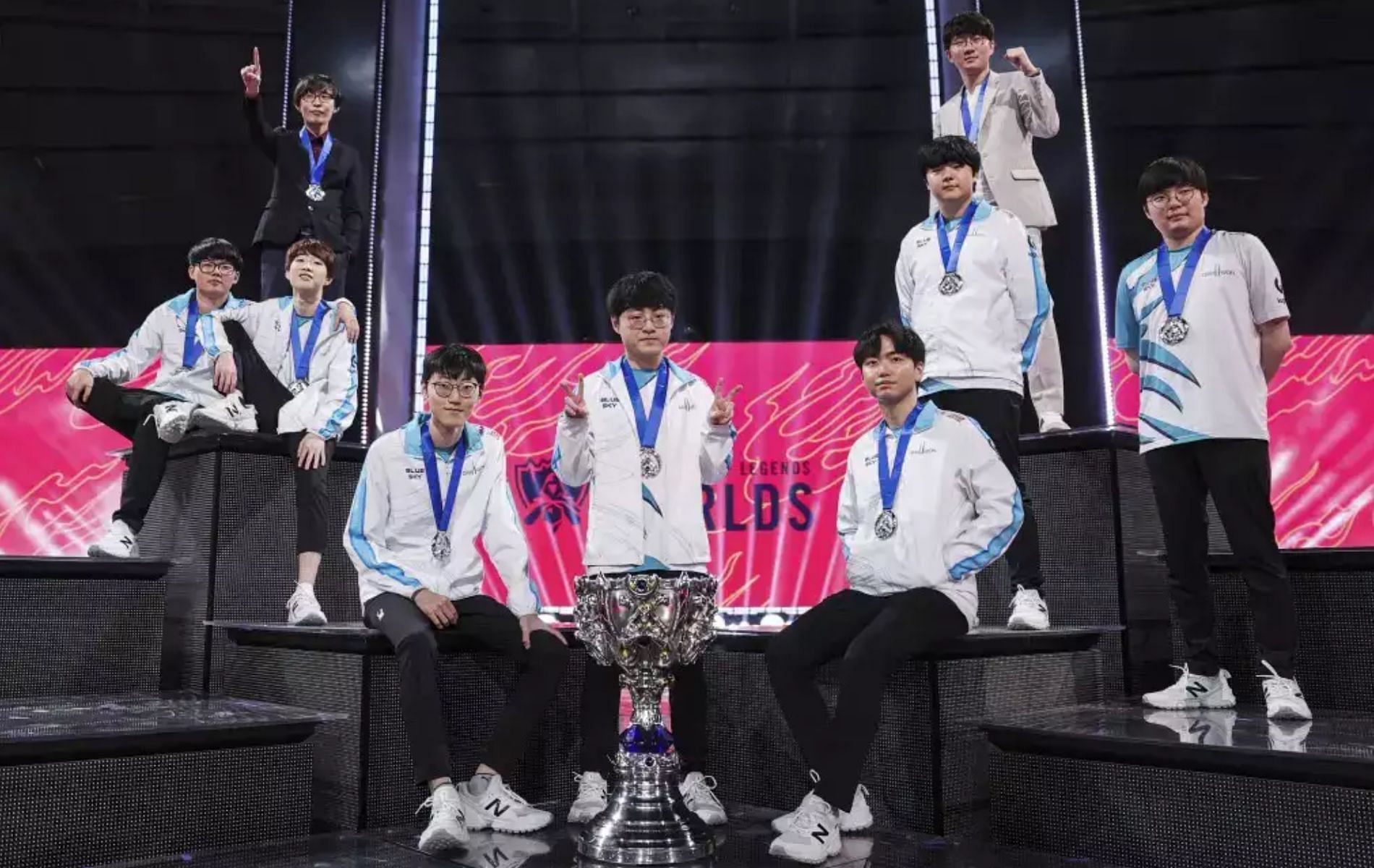 2020 League of Legends Champions DAMWON Gaming (Image via Riot Games)