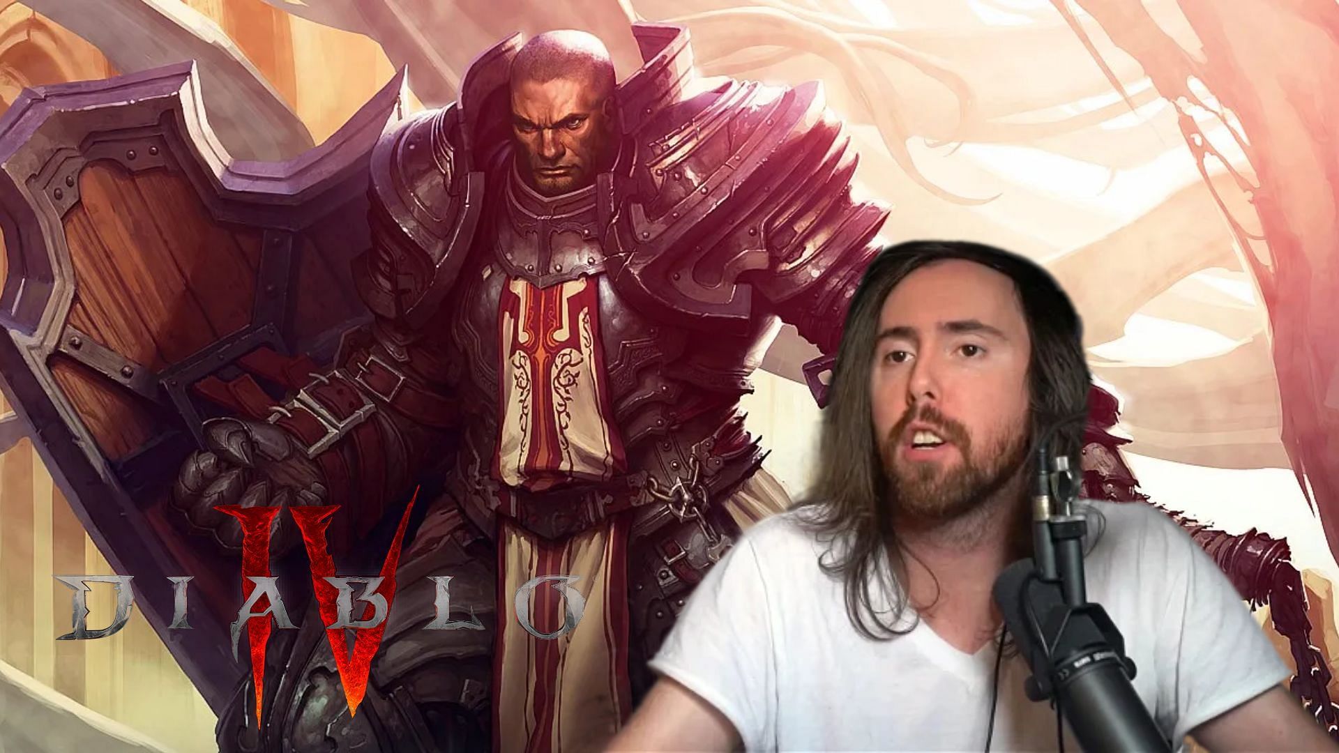 Asmongold gives his opinion on Diablo 4 leak (Image via Sportskeeda) 