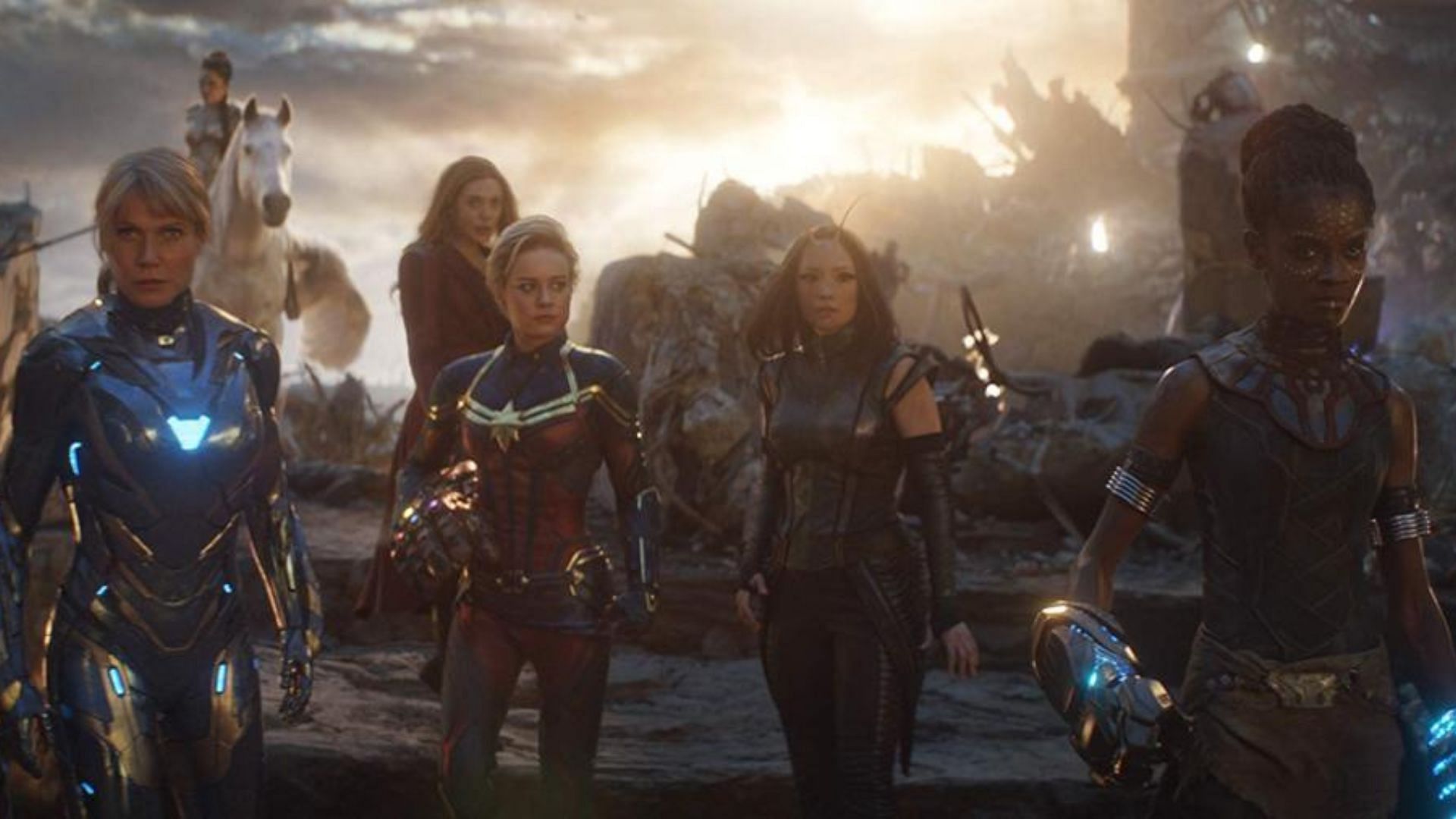 A-Force of the Avengers assembles in Avengers: Endgame (Image via IMDB)
