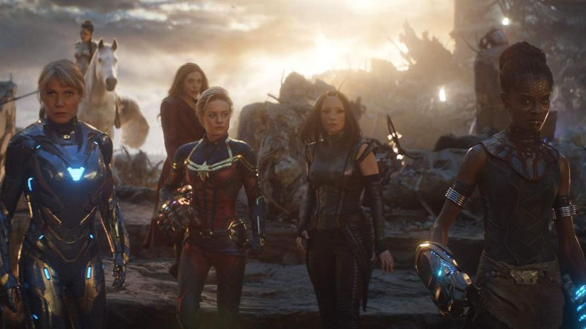 A-Force of the Avengers assembles in Avengers: Endgame (Image via IMDB)