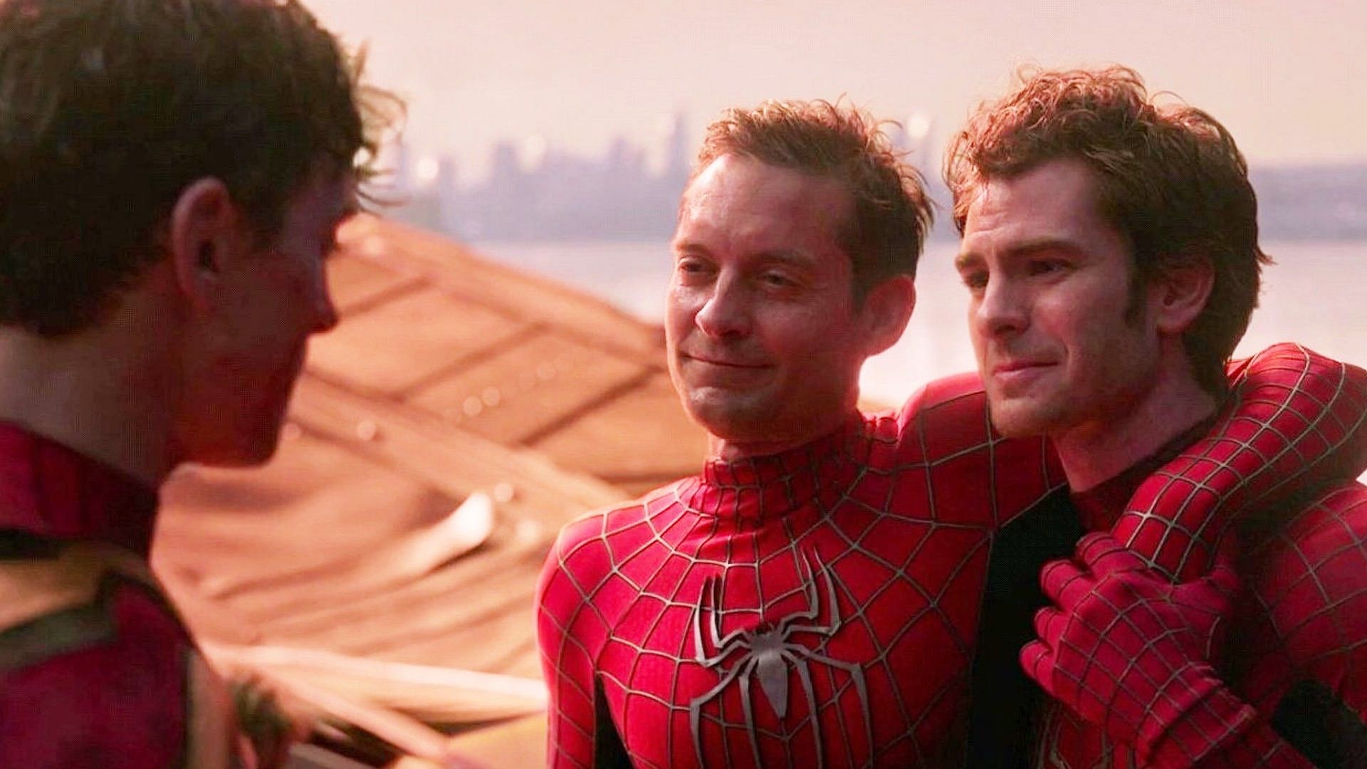 Shameik Moore, Hailee Steinfeld, and Issa Rae dodged questions about potential cameos from Tobey Maguire and Andrew Garfield (Image via Marvel Studios)