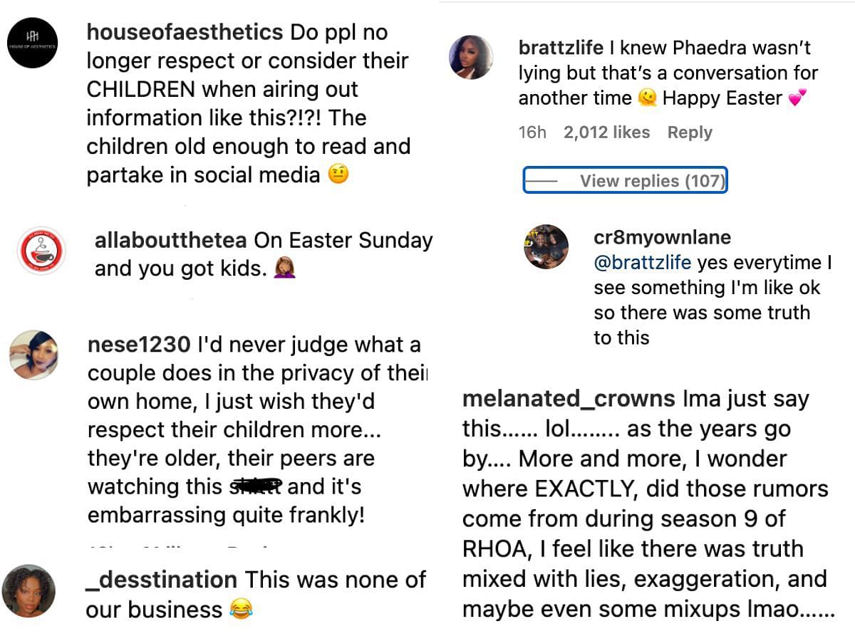 Fans&#039; comment on Kandi&#039;s relationship confession (Image via @theneighborhoodtalk/Instagram)