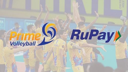 PVL's title sponsor RuPay (Image via Sportsmint)