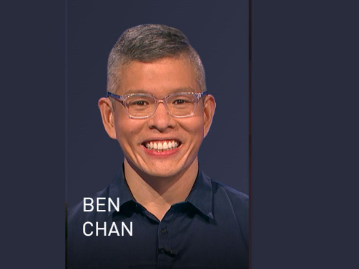 Ben Chan: Tonight&#039;s winner (Image via Jeopardy.com)