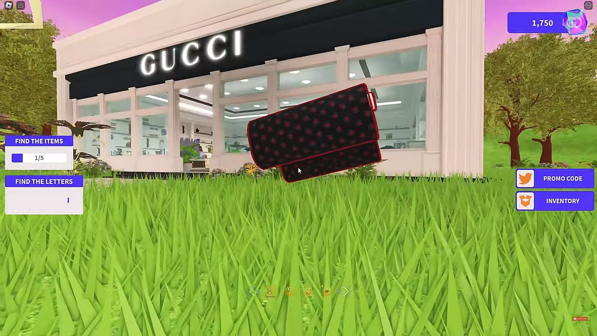 Second artifact before the Gucci Store (Image via Conor3D/YouTube)