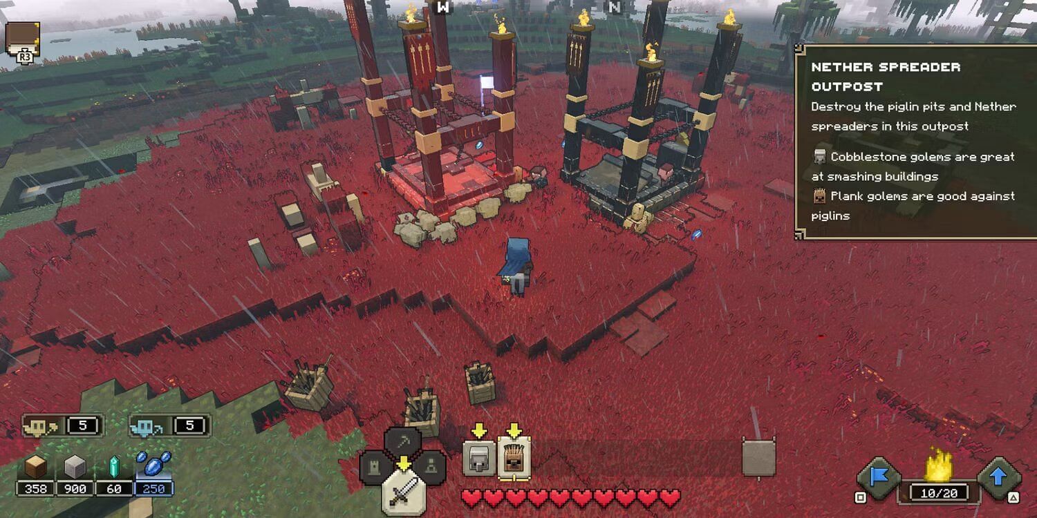 The Nether Spreader Outpost (Image via Mojang)