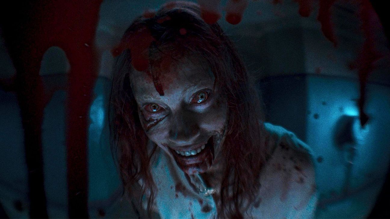 Alyssa Sutherland as Ellie in Evil Dead Rise (Image via Warner Bros.)