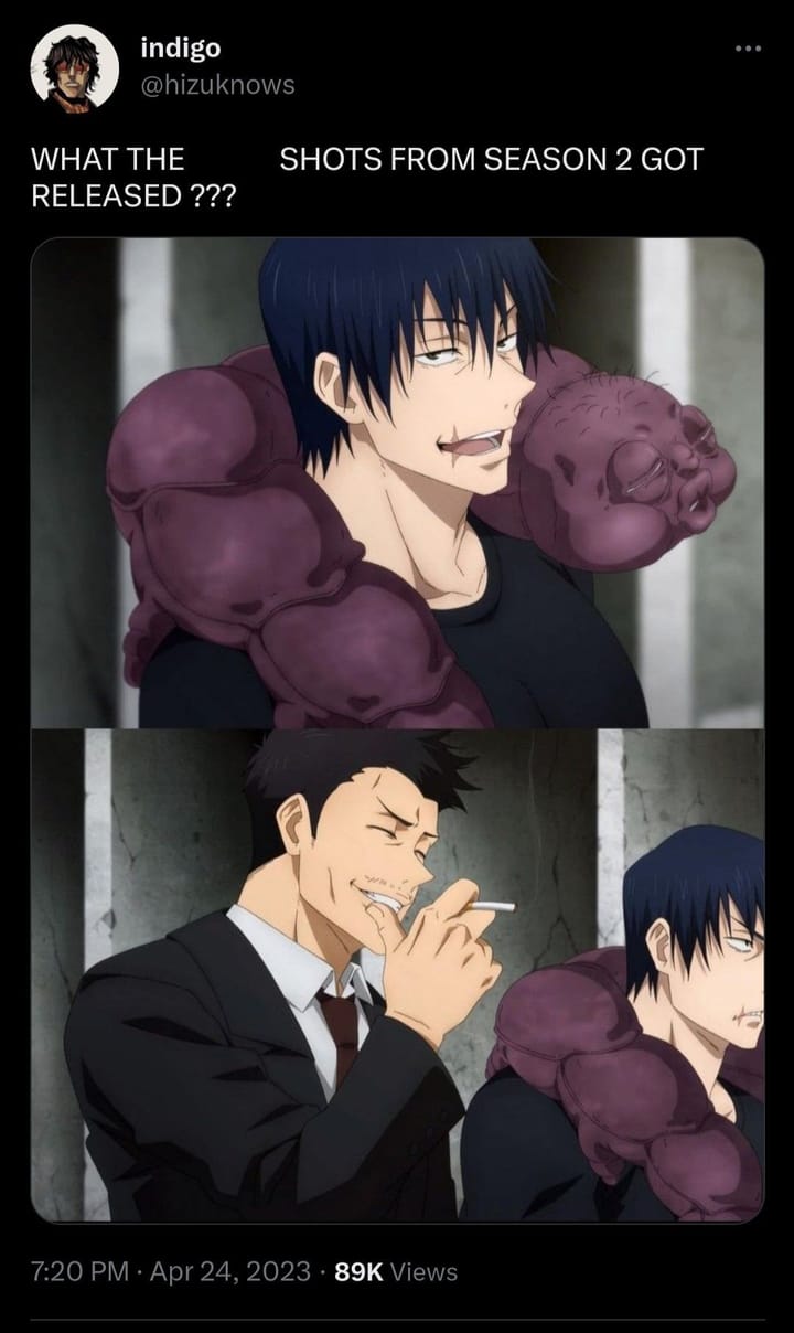 Leaked Jujutsu Kaisen season 2 shots reveal more details about Toji