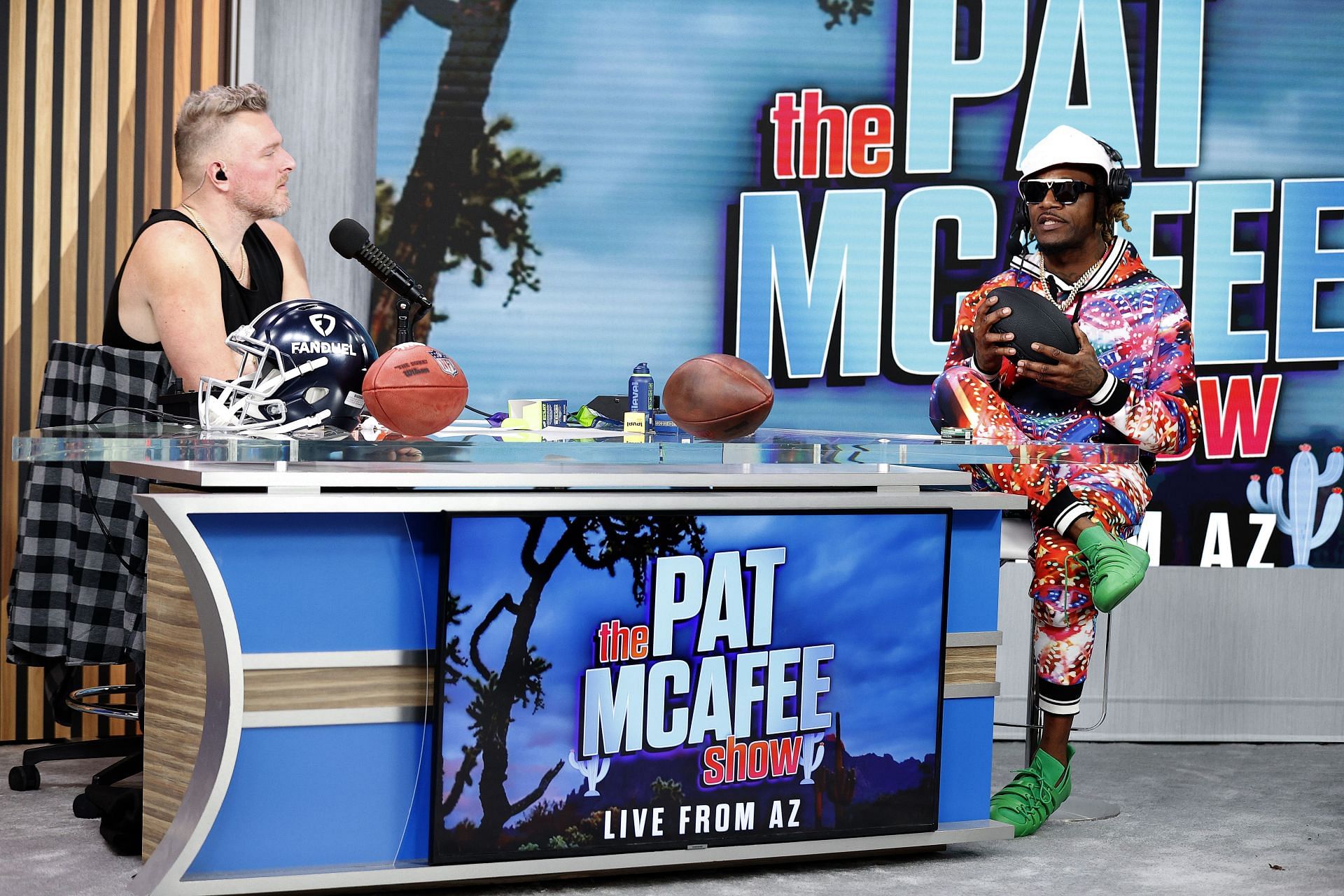 Pat McAfee at his Super Bowl LVII show