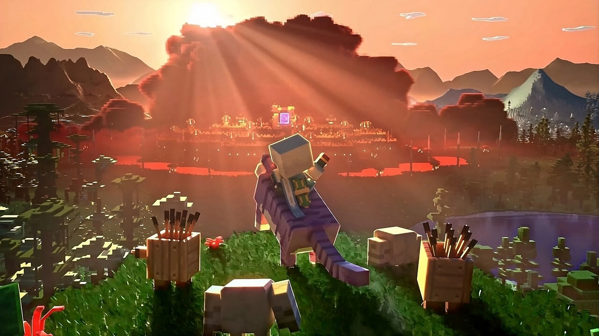 Minecraft Legends arrives on April 18, 2023 (Image via Mojang)