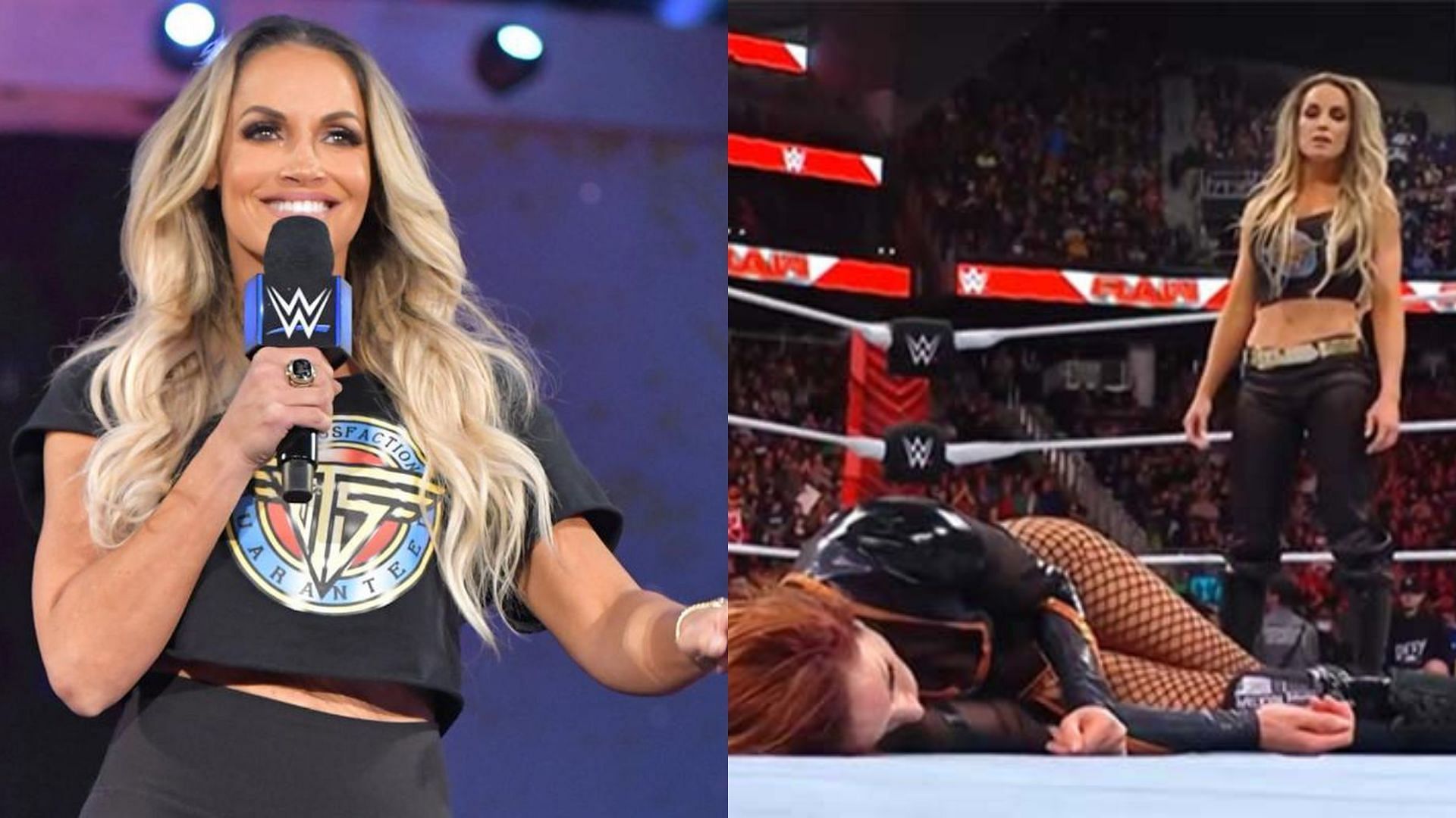 Trish Stratus turned heel by attacking Becky Lynch