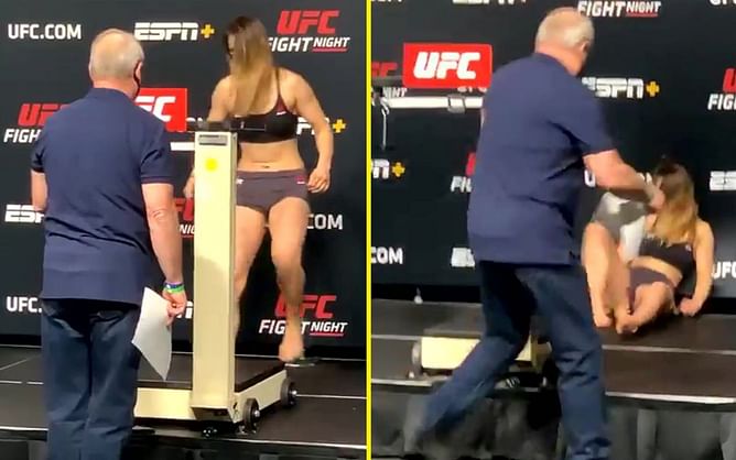 Molly McCann's next 125lbs opponent Julija Stoliarenko once fainted on the scale at bantamweight